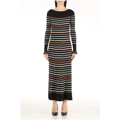 Платье LIU JO жен., LIUJOWF2348MA51IC3169 ,цвет: Black natural stripe ,размер: S