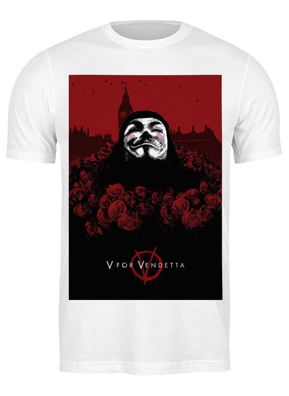 Printio Футболка классическая «v» значит вендетта / v for vendetta