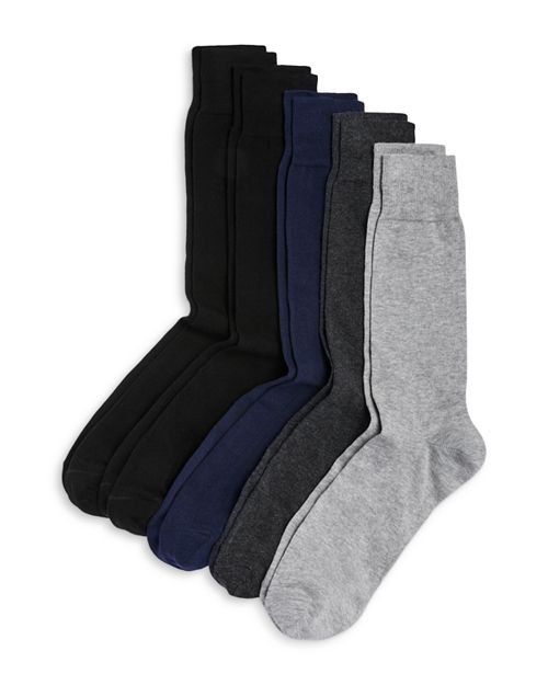 Твердые носки для экипажа, 5 шт. в упаковке The Men's Store at Bloomingdale's, цвет Multi