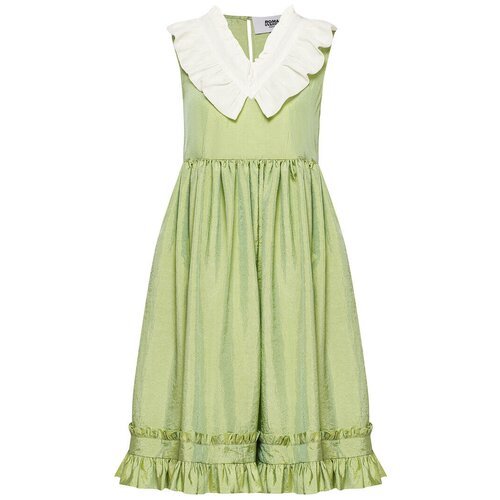 Платье ROMA UVAROV DESIGN, повседневное, полуприлегающее, миди, размер XS, зеленый