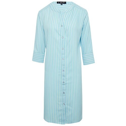 Платье Incity, цвет светло-сине-белый, размер 46