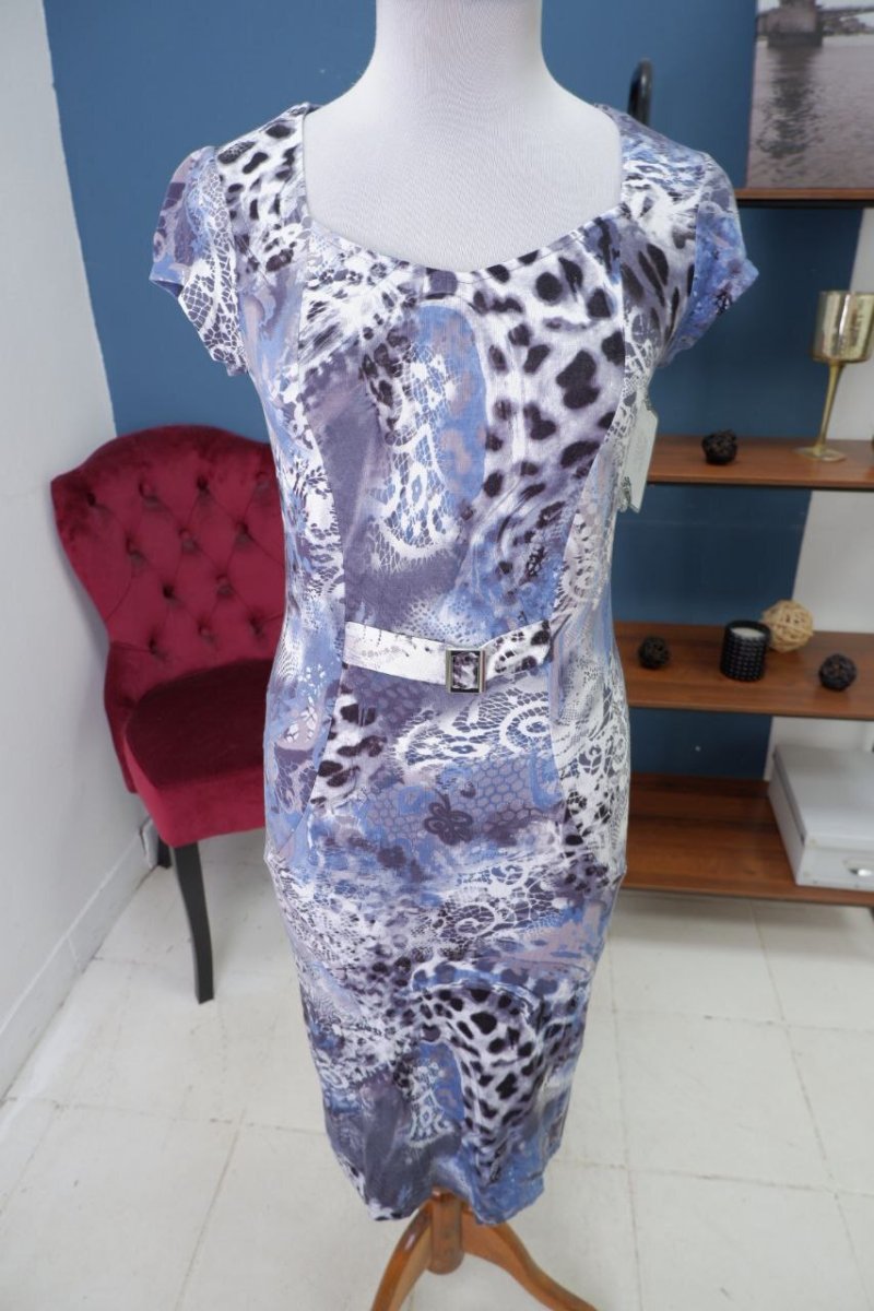 Платье Dea Fiori с принтом 38 размер, новое