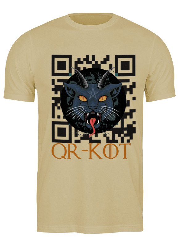 Printio Футболка классическая Qr-кот