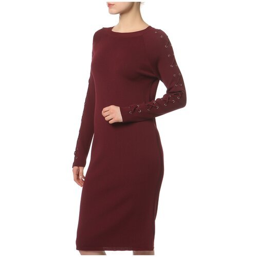 Платье Conso KWDM180658, размер 42, burgundy (винный)