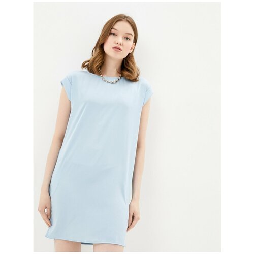 Короткое платье Incity, цвет светло-голубой, размер 44