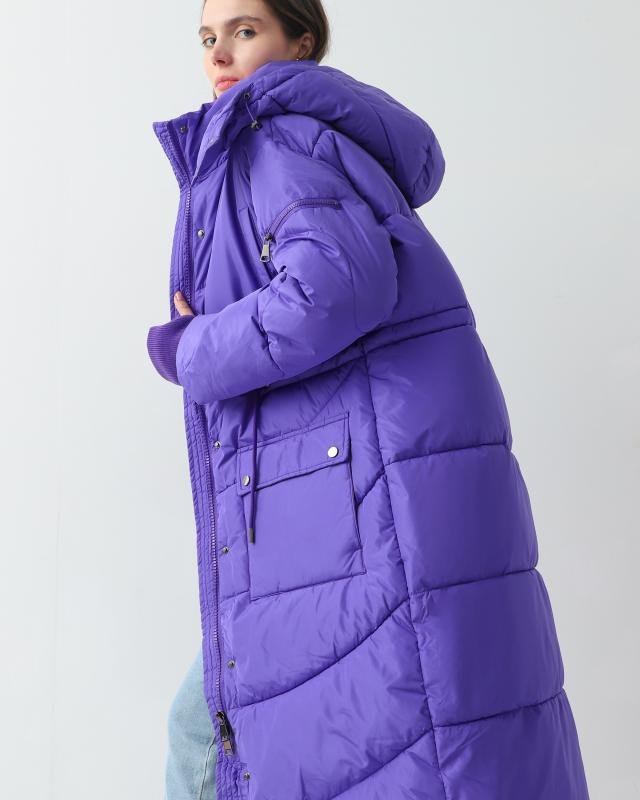 Пальто, р. 46, цвет Фиолетовый