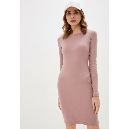 Платье-лапша PECHE MONNAIE, хлопок, повседневное, прилегающее, мини, размер m, розовый