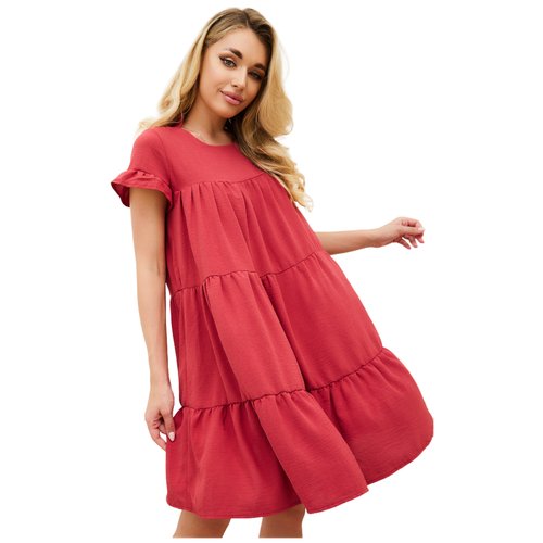 Платье женское летнее VERSAL, размер 44, розовый