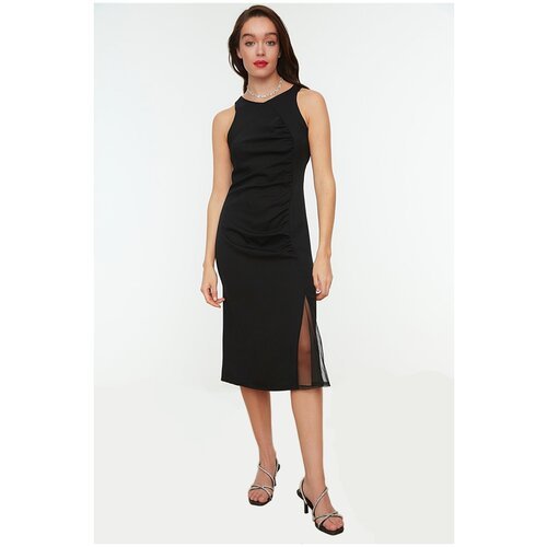 Платье TRENDYOL женское, модель: TPRSS22EL1003, цвет: BLACK, размер: 36