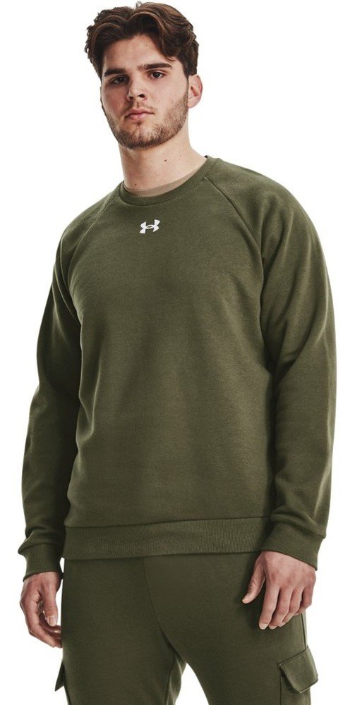 Пуловер Under Armour UA Rival Fleece Crew, зеленый