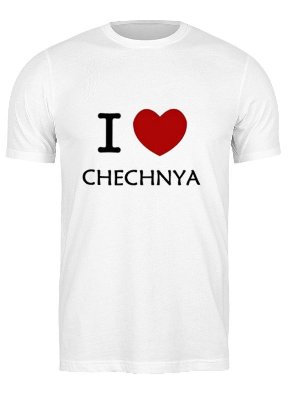 Printio Футболка классическая Футболка 'i love chechnya'