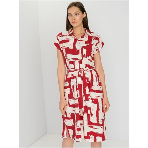 Платье женское, Gerry Weber, 780018-31509-6122, красный, размер - 40
