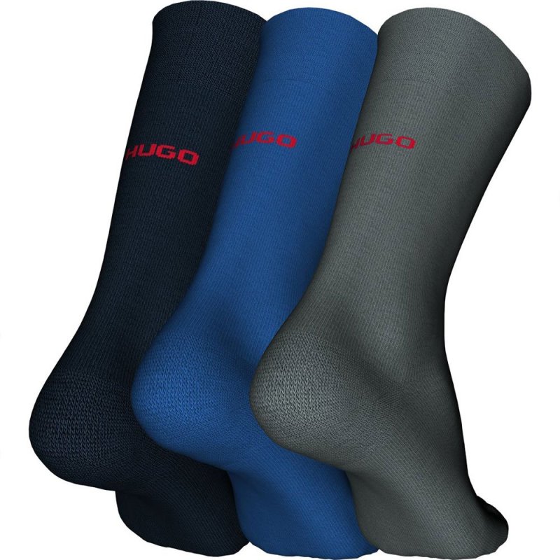 Носки HUGO 3P Rs Uni Colors Cc, Разноцветный