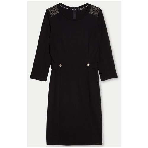 Платье LIU JO, прилегающее, мини, размер 42(M), черный