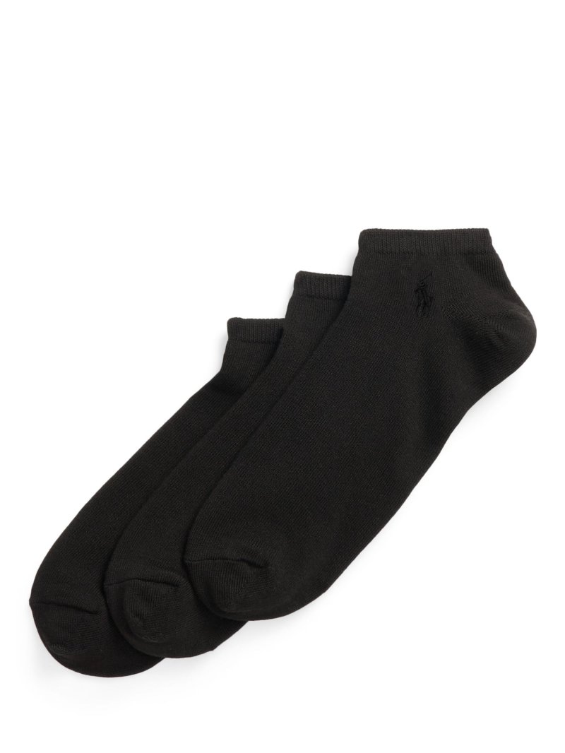 Низкие носки-поло до щиколотки Ralph Lauren, черный