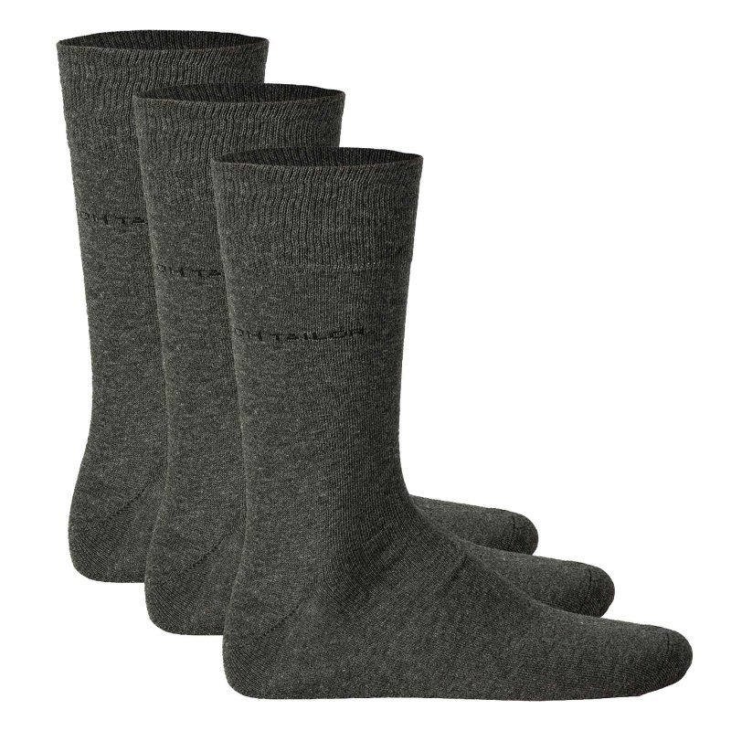 Носки Tom Tailor 3 шт, серый