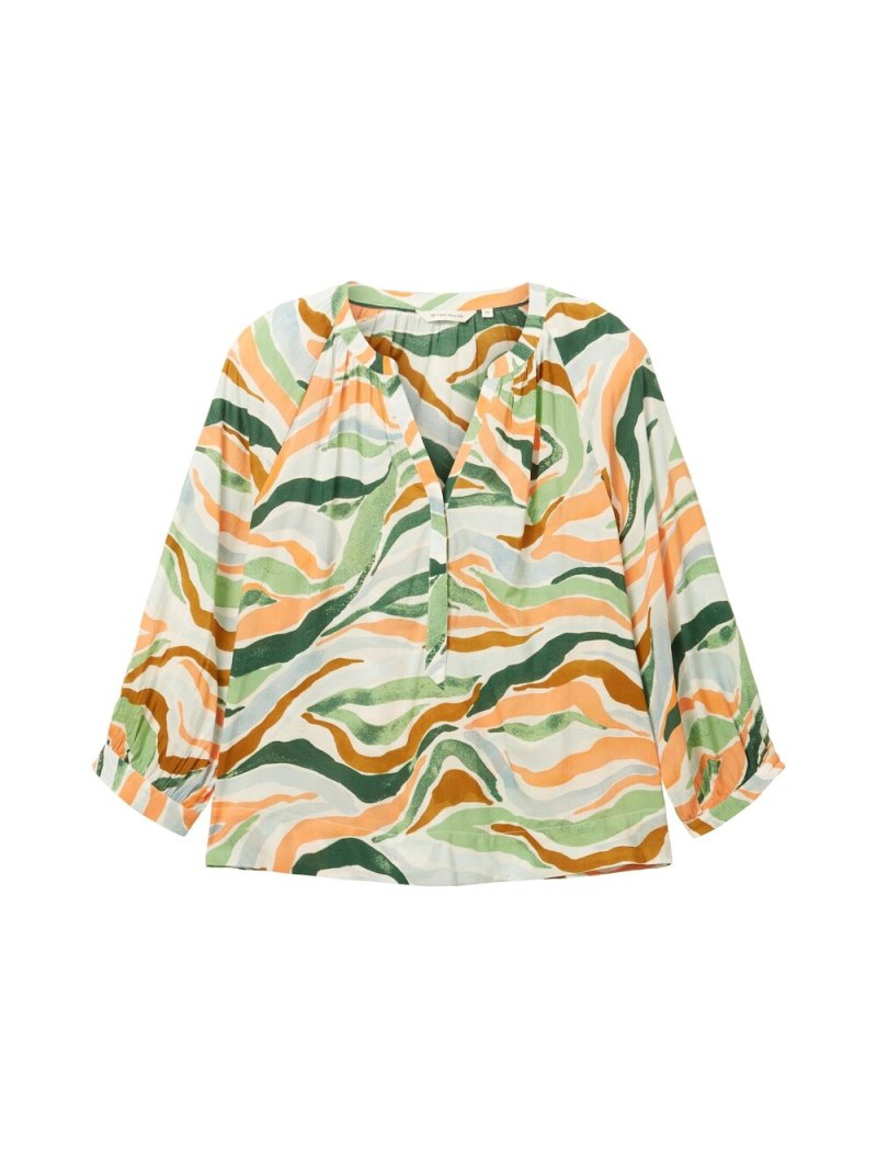 Блузка TOM TAILOR, светло-зеленый