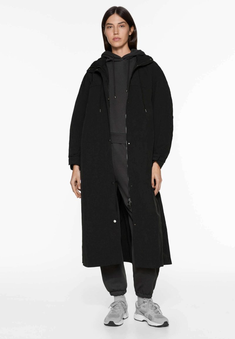 Дождевик/водоотталкивающая куртка LONG WATER-REPELLENT OYSHO, цвет black